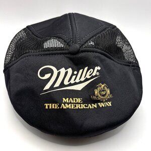 Vintage Miller Made The American Way SportCap Foam Trucker Beret Hat Adjustable